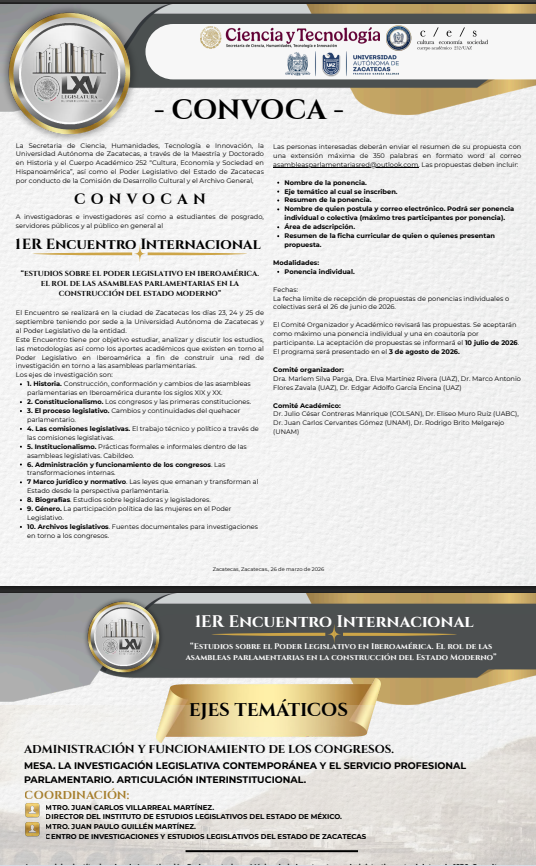 Vista previa de la convocatoria